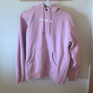 Pink Small Glossier Hoodie